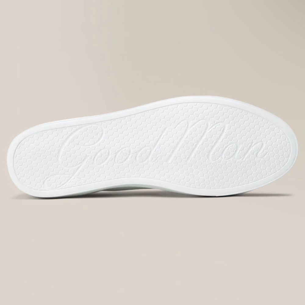 Good man brand, EDGE LO-TOP SNEAKER MONO | NAPPA LEATHER WHITE size 8.5, 8 - Picture 5 of 9